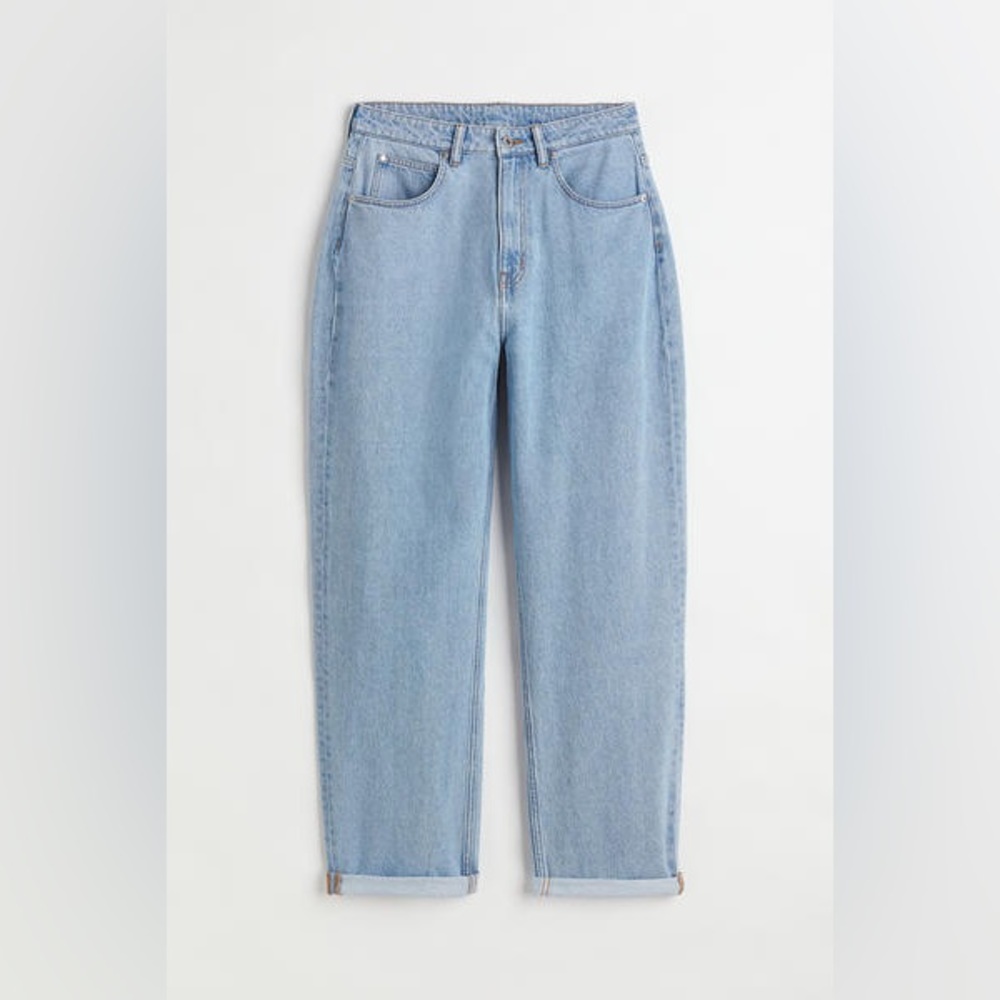 &denim h&m 90's baggy jeans ultra high waist denim jeans
